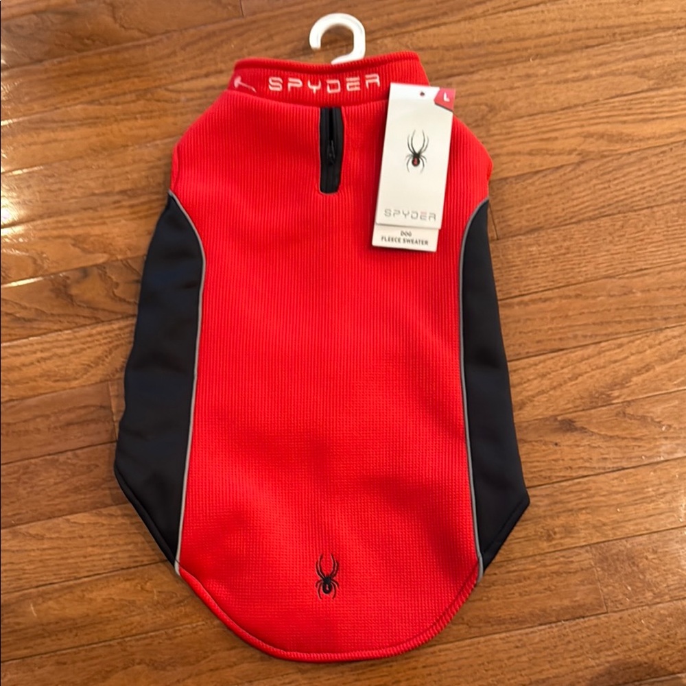 Spyder New with tags Red and Black Dog Jacket size large